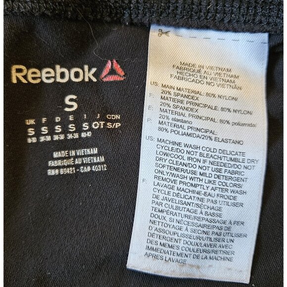 Reebok Womens Speedwick Running Shorts Size S Elastic Waist Black Athletic Gym - Picture 5 of 8